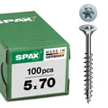 191010500703 Schrauben mit TStar Plus Senkkopf, Teilgewinde, 5 x 70, galv, 10...