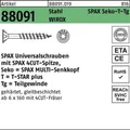 100er PACK(Stk) SPAX 088091001099050070 Schraube R 88091 Senkkopf/T-STAR TG 5 x