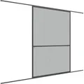 Primaster Fliegenschutz-Schiebetür 120 x 240 cm anthrazit/anthrazit kürzbar - Grau
