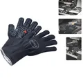 Schwarze Grillhandschuhe in Einheitsgröße - Flammhemmend und Maschinenwaschbar