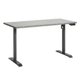 Schreibtisch ELAY BHT 150x58x69 cm schwarz Winkelschreibtisch Eckarbeitsplatz