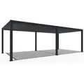 Weide Elektrische Deluxe Plus Aluminium  Pergola  4 x 8 M mit LED