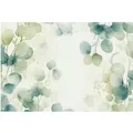 Erismann Vliestapete Art Edition 2 Green Whisper 4 m x 2,7 m Weiß-Grün