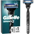 Gillette Nassrasierer Mach3, für Herren, 3-fach Klinge, mit 1 Klinge