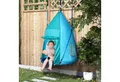 Outsunny Nestschaukel mit Fenster und längenverstellbaren Seilen, (Kinderschaukel, 1-tlg., Gartenschaukel), für Garten, Balkon, Blaugrün
