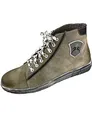 Maddox Herren Trachten Leder Schuhe Hohe Sneaker Marinus | Stein 44