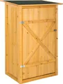 tectake® Gartenschrank mit Flachdach Taman 75 x 56 x 118 cm
