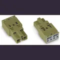WAGO 770-1112 Netz-Steckverbinder WINSTA MIDI Stecker, gerade Gesamtpolzahl: 2 25 A Blau 100 St.