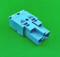 Stecker 2-pol Kod. I 0,5- 4mm² blau WAGO WINSTA® MIDI 770-1112