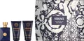 Versace Dylan Blue Pour Homme Geschenkset Eau de Toilette 50ml/Bath & Shower Gel 50ml/Aftershave Balm 50ml