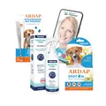 ARDAP Floh- und Zeckenschutz Paket inkl. Dr. Fressnapf Online-Tierarzt Beratung für Hunde (M) - Zeckenmittel für Hunde, Zeckenschutz Hund, Flohmittel Hund, Bis zu 12 Wochen Langzeitschutz