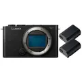 Panasonic Lumix DC-S9 + 2 Akku DMW-BLK 22  Schwarz