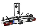 11584 Fahrradträger FINCH für 2 Fahrräder, Silber, Schwarz