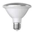 ledscom.de E27 LED Leuchtmittel, PAR30 kurzer Hals, weiß (4200 K), 13 W, 1025lm, 43°, Reflektorspiegel (silber)