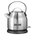 KitchenAid 5KEK1222ESX, 1,25 l, 2200 W, Schwarz, Edelstahl, Edelstahl, Drahtlos, Filterung - Schwarz/Silber