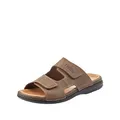 Rieker 25592, Herren Pantoletten, Braun (Tabak), 44 EU (9.5 UK)
