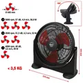 KS Tools Werkstattventilator, 70 Watt (999.2000)