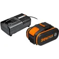 Worx Akku und Lader 20 V / 4,0 Ah WA3604