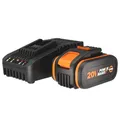 WORX WA3604 Akku mit Ladegerät Set 20V Max - 4 Ah Li-Ion Akku & Ladesstation