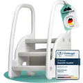 WOLKENGLÜCK® Tritthocker Hocker für Kinder 3 Trittstufen belastbar bis 70 KG