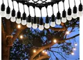 ChiliTec 22741 Biergarten-Lichterkette "CT-BGL 15" 1,5 + 12,5m, 15x Filamentlampe 0,8W