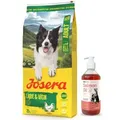 JOSERA Adult Leicht & Vital 12,5kg + LAB V Lachsöl für Hunde und Katzen 500ml