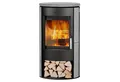 Fireplace Kaminofen Fireplace Zaria Kaminofen Stahl schwarz Topplatte Speckstein, 6.5 kW, Kaminofen