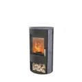 Fireplace Zaria Speckstein 6 kW Kaminofen Stahl schwarz K5690