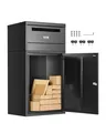 VEVOR Paketbriefkasten Paketbriefbox Packstation Paketkasten 500x325x909mm