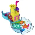 Mattel GmbH Seifenblasenmaschine Polly Pocket Seifenblasenmaschine plus Zubehör Blubber Aquarium, mit Polly Pocket und Meerjungfrauenpuppe