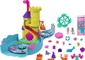 Polly Pocket HHH51 - Blubber Aquarium, Unterwasserthema, 2 Seifenblasenfunktionen, Pool, Polly & Meerjungfrauenpuppe, Seifenblasenlösung, 18 Zubehörteile, Spielzeug Geschenk für Kinder ab 4 Jahren