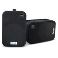 Pyle Dual Lautsprecher, Box, Musikbox, Party Boxen, Soundbox, Speaker, Wetterfeste 16,5cm Musikboxen, Universal Wand-/Deckenmontage, für Pool, Außen-/Innenbereich
