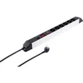 Shiverpeaks S/CONN maximum connectivity Alu Steckdosenleiste 6-fach mit Überlast- und Überspannungsschutz (6x, CEE 7/3, 1.50 m) (09-20565)
