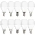 10 x LED Leuchtmittel Tropfen 8W = 50W E14 matt Kugel 160° neutralweiß 4000K