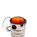 Bikain di1200inox  Aschesauger 1200 W 20 L Kuba Edelstahl Farbe Silber  - Defekt