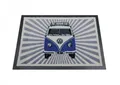 VW Collection VW T1 Fußmatte, 70 x 50 cm, Strahlen/blau