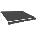 vidaXL Gelenkarmmarkise 450 cm Anthrazit 275568
