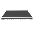 vidaXL Gelenkarmmarkise Terrassenmarkise 450 cm Anthrazit