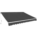 Gelenkarmmarkise 450 cm Anthrazit