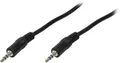 Kabel 3.5mm Klinke Stecker zu 3.5mm Klinke Stecker 5m schwarz (CA1052)