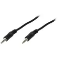 LogiLink CA1052 Klinke Audio Anschlusskabel 5.00 m Schwarz (matt)