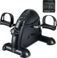 COSTWAY Pedaltrainer für Senioren, Arm und Beintrainer unter dem Schreibtisch, Heimtrainer mit verstellbarem Widestand & LCD-Anzeige, Mini Bike
