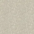Profhome 366921-GU Exklusive Luxus Tapete Barock glänzend silber grau 7,035 m2