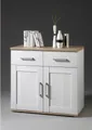 HBZ Kommode Romance im Landhaustil, BxHxT 93x88x45 cm, Schrank mit 2 Türen, 2 Schubkästen und 2 Einlegeböden