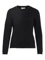 Vila Damen Pullover VIDALO O-Neck L/S Knit TOP/SU - NOOS (as3, Alpha, m, Regular, Regular, schwarz, M)