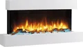 RICHEN EF197A-MT197C Elektro-Kamin, Wandgerät, 2000 Watt, Echtfeuereffekt