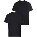 Jordan T-Shirt JHM FLIGHT BASE TEE 2PK (Packung, 2-tlg) sportlicher Stil, für Arbeit, Fitnessstudio und Freizeit schwarz XL (56/58)