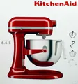 KitchenAid Teig-Knet-Küchenmaschine 5KSM70JPXEER 6,6 L,375 Watt,Rot