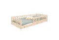 Ehrenkind Kinderbett Bodenbett Lille aus massivem Kiefernholz mit Rausfallschutz (Hochwertiges Kinderbett aus FSC® zertifziertem Holz / Bodenbett in 90x200, Montessori Kinderbett), Bodenbett, aus FSC zertifiziertem Holz