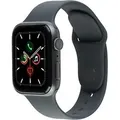 Apple Watch Series 5 44 mm Aluminiumgehäuse space grau am Sportarmband schwarz [Wi-Fi]